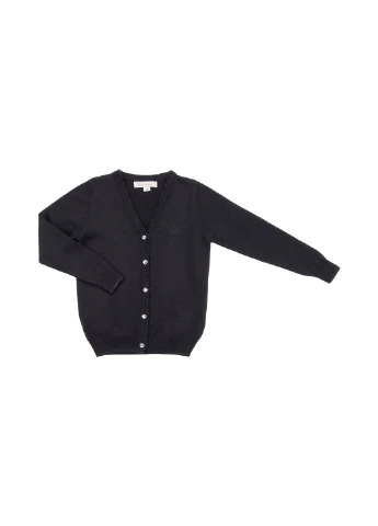 Кофта в'язана на ґудзиках (V-1306-128G-black) Breeze (257207977)