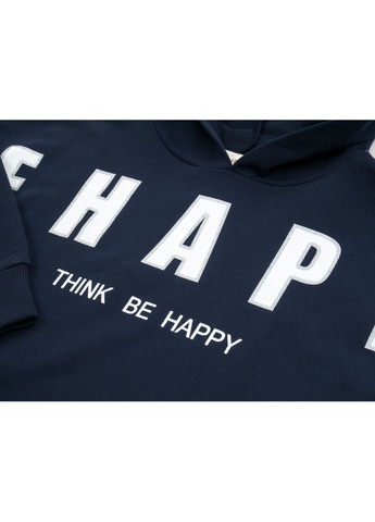 Кофта "BE HAPPY" (13136-128G-blue) Breeze (257205671)