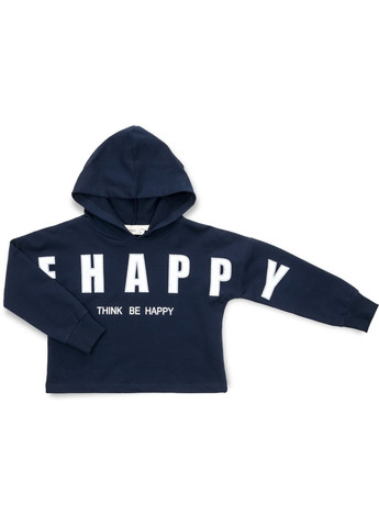 Кофта "BE HAPPY" (13136-128G-blue) Breeze (257205671)