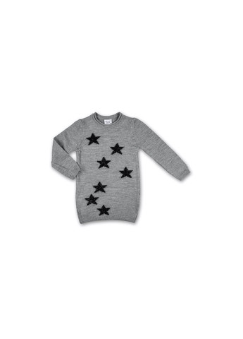 Кофта джемпер серый меланж со звездочками (T-104-92G-gray) Breeze (257206250)