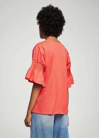 Коралловая блуза Mango