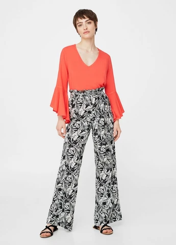 Коралловая блуза Mango