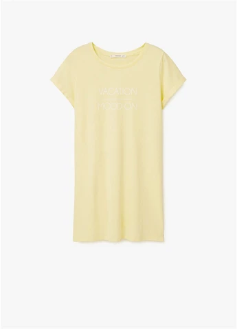 Жовтий кежуал сукня Mango однотонна