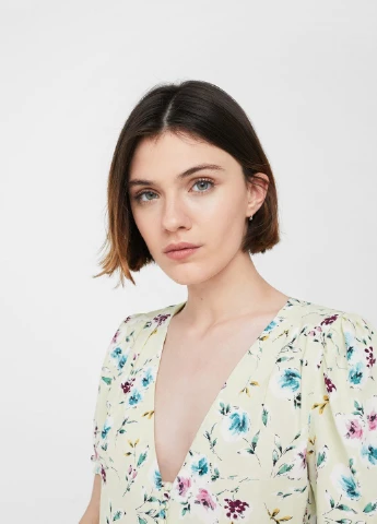 Салатова кежуал сукня Mango однотонна
