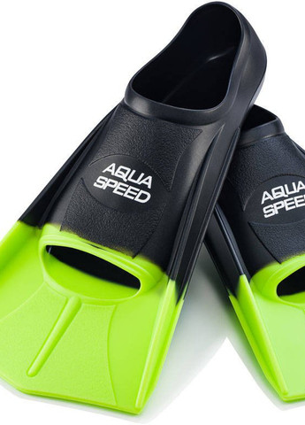 Ласты Aquaspeed Training Fins 5634 (137-38) 41-42 Черно-зеленые (5908217656346) Aqua Speed (257259615)