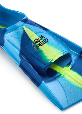 Ласти Aquaspeed Training Fins 7943 (137-82) 39/40 (25-25.5 см) Синьо-блакитно-жовті (5908217679437) Aqua Speed (257259660)