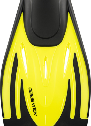 Ласты Aquaspeed Wombat 530-18-1 38/41 (24-27 см) Черно-желтые (5908217630377) Aqua Speed (257259525)