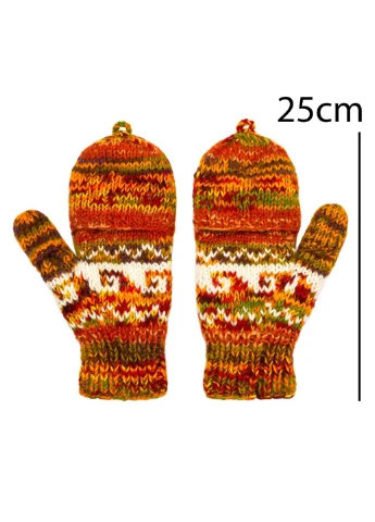 Рукавиці-мітенки 2 в 1 Хата Ха вовна яка Kathmandu (257210290)