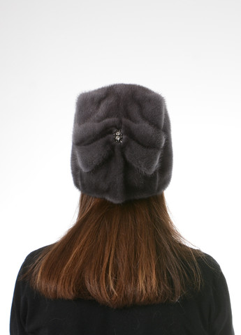 Женская зимняя теплая норковая шапка Меховой Стиль бабочка (257197472)
