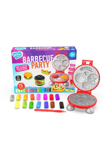 Набор для креативного творчества с тестом "Barbecue Party", 15 цветов От 3-х лет No Brand (257201259)