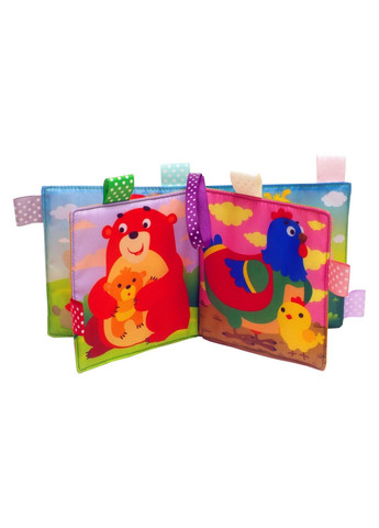 М'яка книжка-піщалка "Мама та малюки" 29х28х3 см Книжковий хмарочос (257201571)