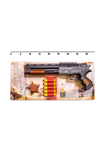 Іграшковий дробовик "Marshal" з м'якими кулями 33х15х3 см Golden Gun (257202414)