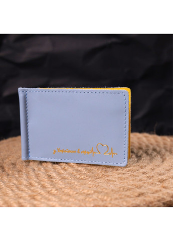 Затискач шкіряний 12х8х1 см Grande Pelle (257202329)