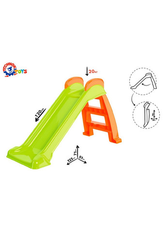 Гірка дитяча довжина спуску 120 см ТехноК (257201663)