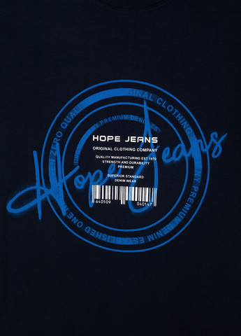 Темно-синяя футболка Hope