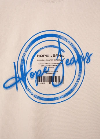 Бежева футболка Hope