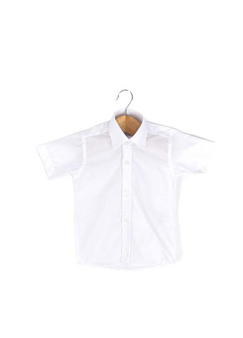 Белая повседневный рубашка No Brand