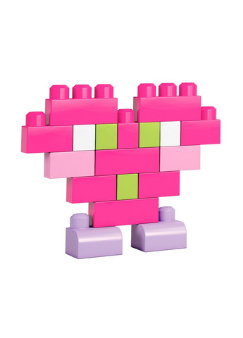 Конструктор розовый в мешке 80 деталей (DCH62) Mega Bloks (257223063)
