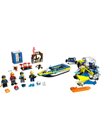 Конструктор City Missions Детективні місії водної поліції 278 деталей (60355) Lego (257223053)