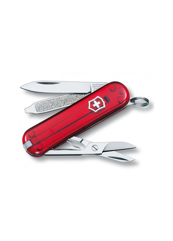 Нож Classic SD Transparent Red (0.6223.TB1) Victorinox (257256833)