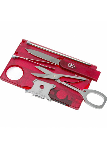 Нож SwissCard Lite Transparent Red Blister (0.7300.TB1) Victorinox (257256829)