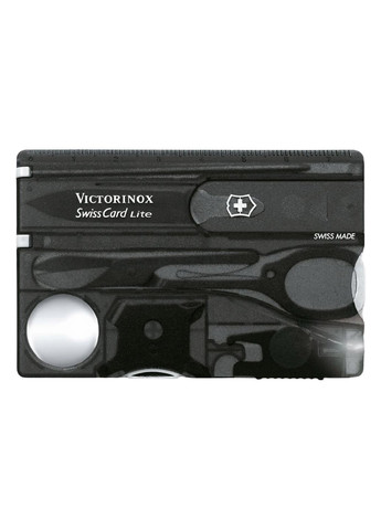Ніж SwissCard Lite Transparent Black (0.7333.T3) Victorinox (257224008)