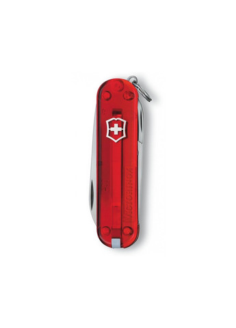 Нож Classic SD Transparent Red (0.6223.TB1) Victorinox (257223125)