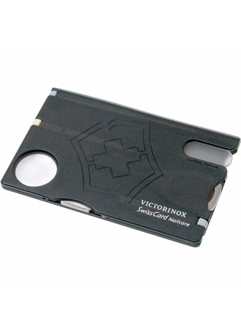 Ніж SwissCard NailCare Transparent Black (0.7240.T3) Victorinox (257224932)
