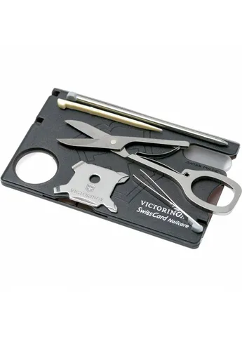 Ніж SwissCard NailCare Transparent Black (0.7240.T3) Victorinox (257224932)