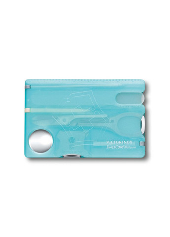 Ніж SwissCard NailCare Transparent Blue (0.7240.T21) Victorinox (257224026)