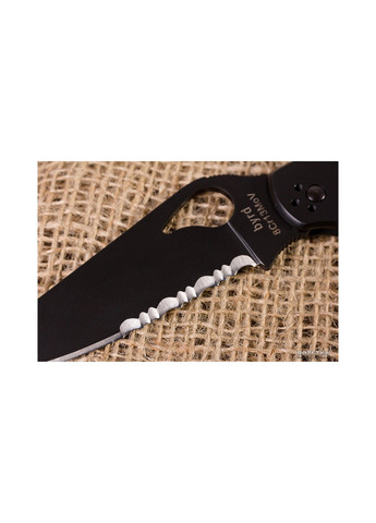 Нож Byrd Cara Cara 2 Black, полусеррейтор (BY03BKPS2) Spyderco (257223334)