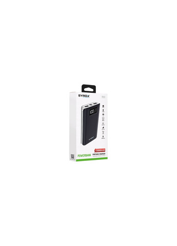 Батарея универсальная PB107 20000mAh, USB*2, Micro USB, Type C, black (PB107_black) Syrox