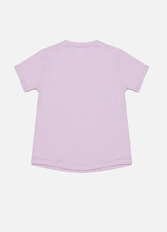 Сиреневая летняя футболка для девочки ALG