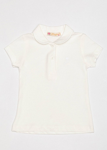 Молочная детская футболка-поло для девочки для девочки Pengim