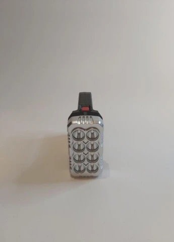 Ліхтарик ручний акумуляторний на сонячній батареї з функцією Power Bank Solar Energy 7701-B XPE+COB No Brand (257235078)