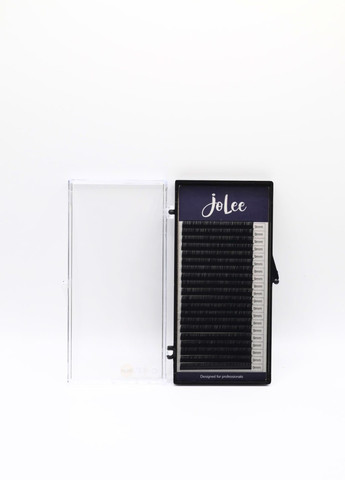 Ресницы для наращивания SUPER MINK LASH 20 линий одна длина черные, изгиб, толщина 0.07мм, длина 9мм JoLee C (257222685)