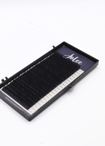 Ресницы для наращивания SUPER MINK LASH 20 линий одна длина черные, изгиб, толщина 0.07мм, длина 9мм JoLee C (257222685)