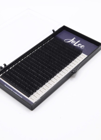 Ресницы для наращивания SUPER MINK LASH 20 линий одна длина черные, изгиб, толщина 0.07мм, длина 8мм JoLee C (257222653)