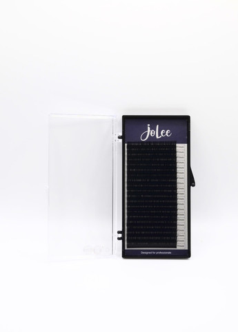 Ресницы для наращивания SUPER MINK LASH 20 линий одна длина черные, изгиб, толщина 0.10мм, длина 11мм JoLee C (257222705)