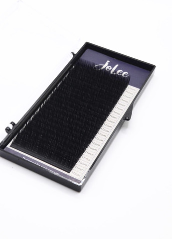 Ресницы для наращивания SUPER MINK LASH 20 линий одна длина черные, изгиб, толщина 0.10мм, длина 11мм JoLee C (257222705)