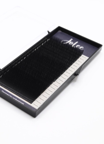 Ресницы для наращивания SUPER MINK LASH 20 линий MIX черные, изгиб, толщина 0.10мм, длина 9(8)*11(8)*13(4) JoLee b (257222673)