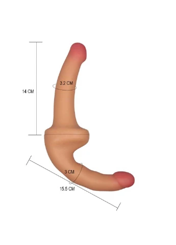 Двосторонній страпон Holy Dong Premium Silicone strapless strap on Lovetoy (257235864)