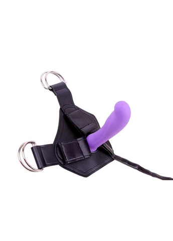 Страпон фіолетовий на ремінцях Amor Strap-On Chisa (257235720)