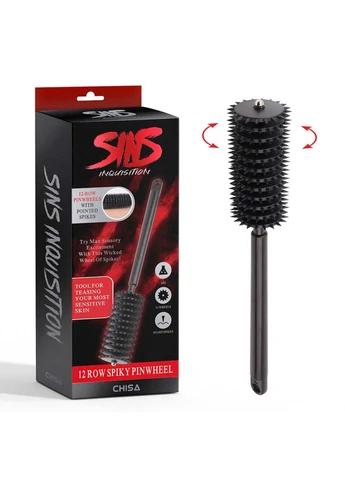 Массажер для отсрых ощущений 12 Row Spiky Pinwheel Chisa (257235660)