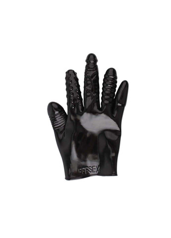Анальная пятиместная перчатка Black Mont Chisa (257235734)