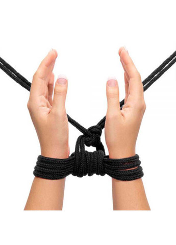 Черная веревка для связывания Fetish Bondage Rope, 10 метров Lovetoy (257235827)