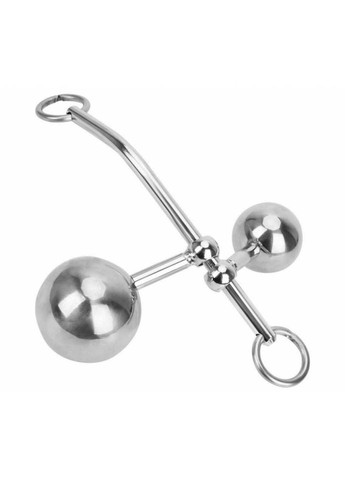 Сталевий жіночий бондаж для ануса та вагіни Female Chastity Device 110х50х24 мм Bdsm4u (257235937)