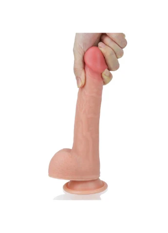 Двошаровий силіконовий фалоімітатор Dual layered Platinum Silicone Cock Lovetoy (257235862)