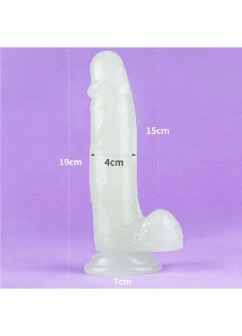 Фалоімітатор, що світиться на присосці Lumino Play Dildo 7.5 Lovetoy (257235829)