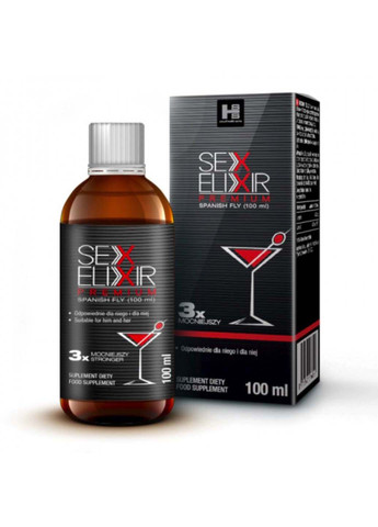 Збудливий засіб для чоловіків та жінок Sex Elixir Premium 100мл SHS (257235531)